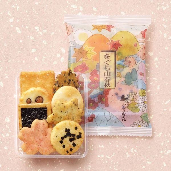 日本進口仙貝 小倉山莊米餅米菓組 小倉山莊 山春秋仙貝 15袋裝 禮盒 京都限定 仙貝 米果 日本進口仙貝 小倉山莊米餅米菓組 小倉山莊 山春秋仙貝 15袋裝 禮盒 京都限定 仙貝 米果