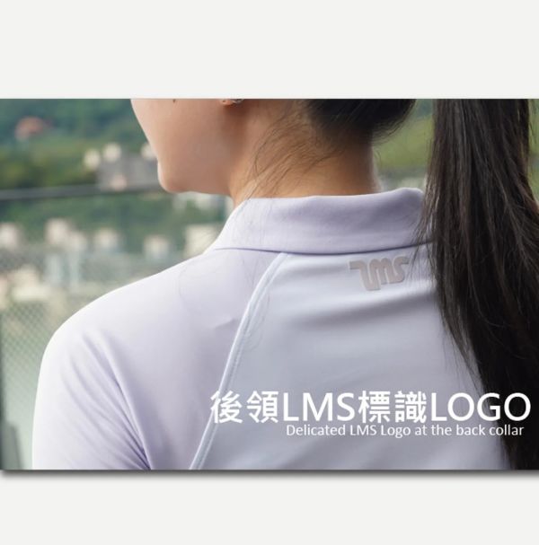 LMS-女款 HYBRID CHILL 涼快短袖半門襟POLO 