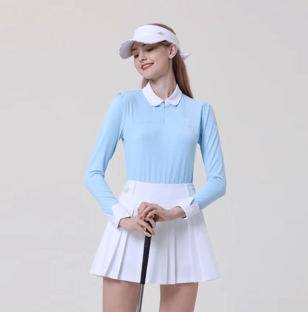 AVANT-韓款小領超彈高爾夫上衣 