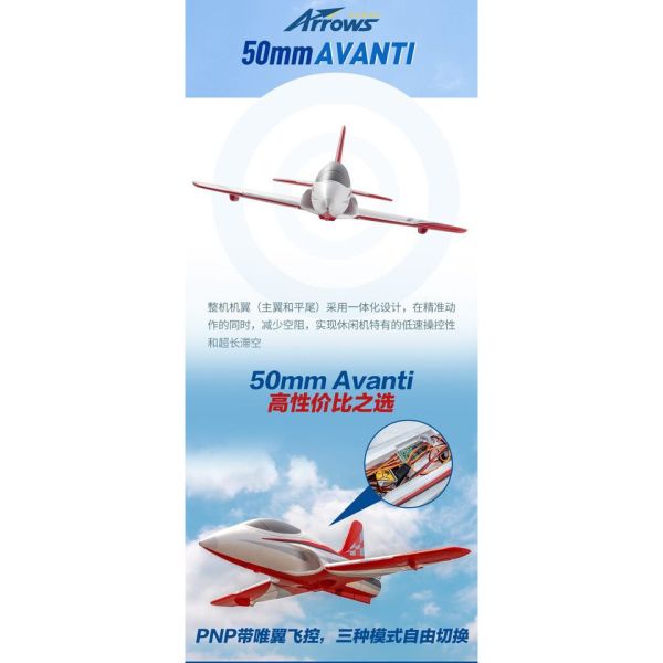藍箭 50mm AVANTI 阿凡提 3S-4S PNP+陀螺儀 