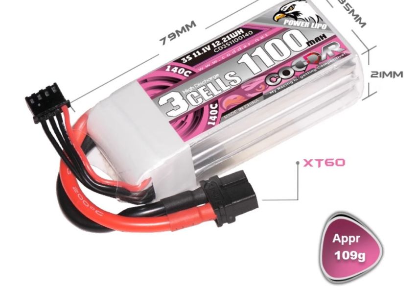 是xt30接頭 不是xt60 鷹氪CODDAR 1100MAH  3S  140C穿越機 競賽花飛 鋰電池 