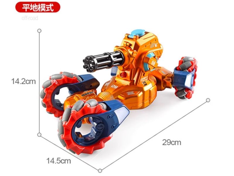 99009 雙遙控版[手錶+手柄模式] 兒童汽車手勢感應車電動發射水彈坦克車男孩玩具車 