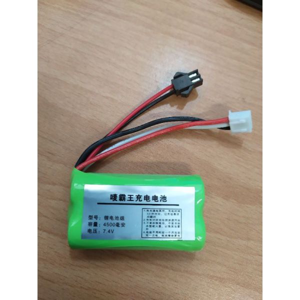 D12 1/10小貨車/ WPL E-1 // 履帶運輸車 坦克 專用大容量 7.4v4500mah  D12 頑皮龍小貨車 專用大容量電池 7.4v4500mah   尺寸 5.1*2.9*1.4公分 