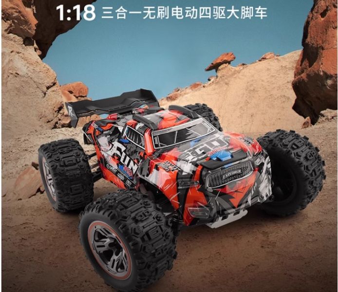無電池版 偉力184008無刷高速大腳遙控車 