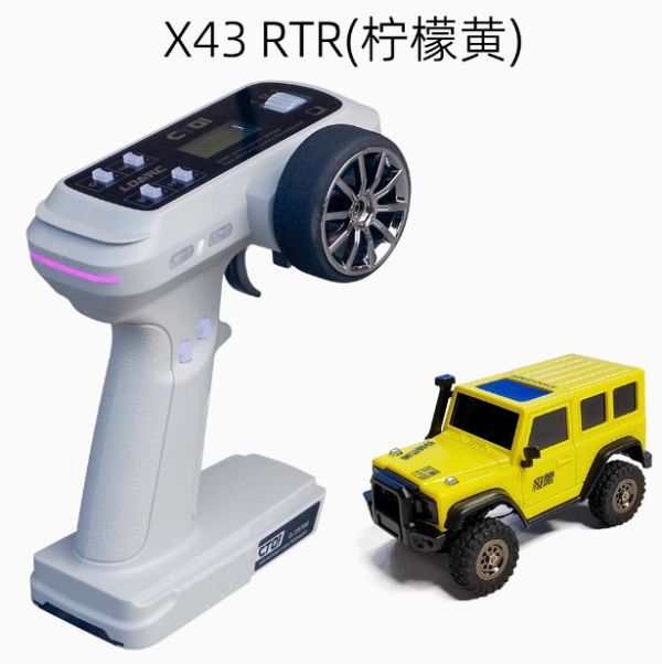 LDARC雷迪安X43 越野1/43 迷你模擬攀爬車四驅牧瑪人RC遙控模型車 