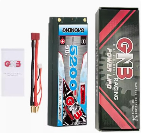 GNB高能量5200mAh 2S 7.4V 90C 