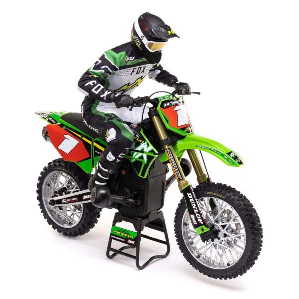 LOSI 1/4 Promoto-MX 摩托車 像真 特技 越野機車 RTR 綠 (附電池和充電器) LOS06002 