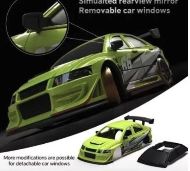 賽道版本 TURBO RACING 1:76競速漂移車 C61 C62 C63 C64  拖車頭C50 全比例遙控 內置陀螺 