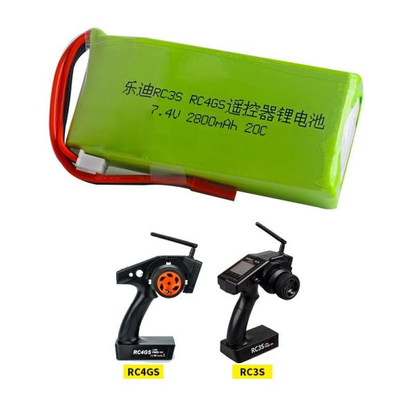 樂迪RC6GS遙控器專用電池 2S 7.4V 2800mah 20C RC3S RC4GS 