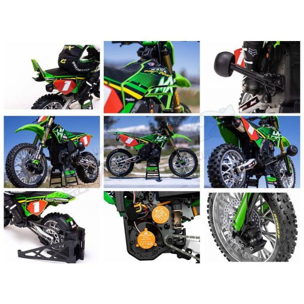LOSI 1/4 Promoto-MX 摩托車 像真 特技 越野機車 RTR 綠 (附電池和充電器) LOS06002 