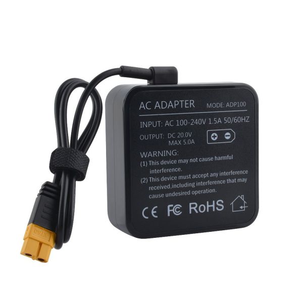 ToolkitRC 20V 5A ADP100 100W充電電源XT60插頭充電器電源適配器 電源供應器 