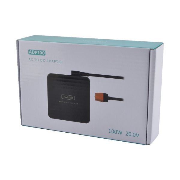 ToolkitRC 20V 5A ADP100 100W充電電源XT60插頭充電器電源適配器 電源供應器 