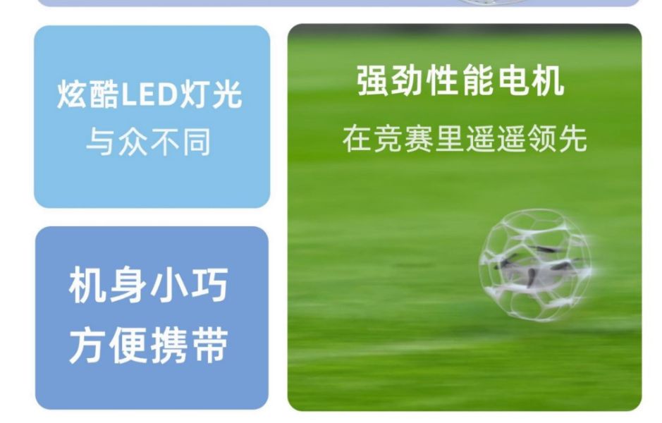 125MM  直徑空心杯足球  無 人    機青少年學生比賽訓練競賽    小球型  穿   越 機 