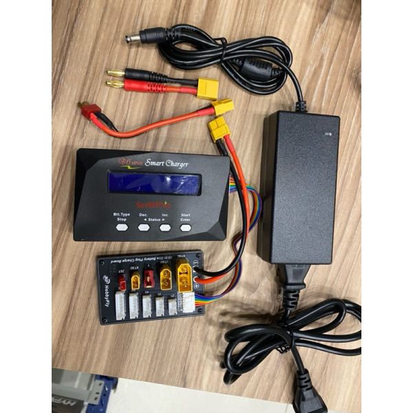 新品 B6 NOVA智慧平衡充電器 航車船模鋰電池平衡充迷你B6 60W 