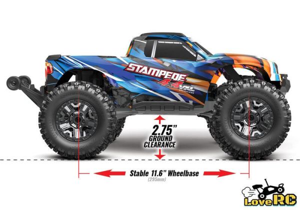 現貨藍 Traxxas Stampede 4x4 VXL 3S firstrun 