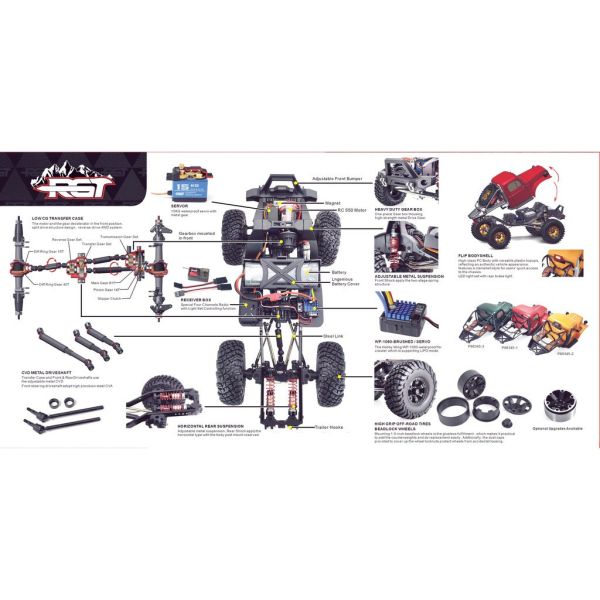 RGT瑞泰EX86181尋覓者 全配版 RC 遙控攀爬車 電動仿真模型車 非 86100 
