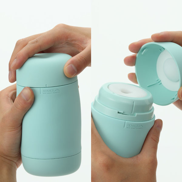 TENGA Puffy 悠柔杯 [Mint Green/球體綠][PUF-002] TENGA,Puffy,悠柔杯,球體綠,棉花糖,輕柔,鬆軟,海綿,柔軟,絲滑,彈嫩