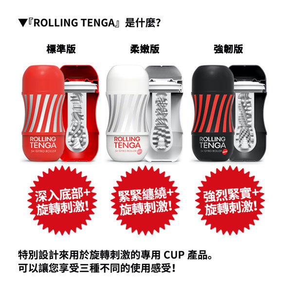 ROLLING TENGA GYRO ROLLER CUP 強韌版[TOC-101GH] 