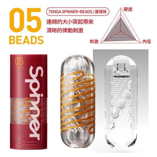 TENGA SPINNER 迴旋杯 [05 BEADS/連環珠][SPN-005] TENGA,SPINNER,迴旋杯,連環珠,自動,迴轉,包覆,螺旋,智慧,扭轉