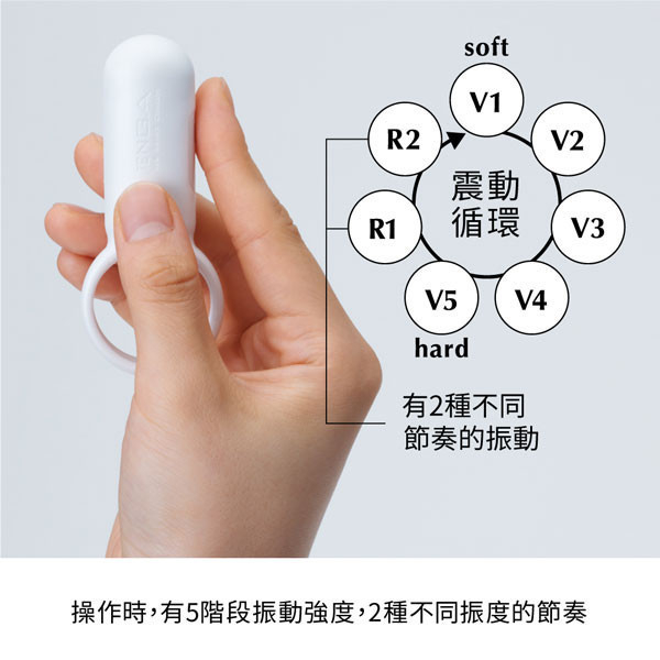 TENGA SVR 巧振環 [PEARL WHITE/珍珠白][TSV-002] TENGA,SVR,巧振環,珍珠白,情侶,伴侶,兩人,震動,親密,貼合,深入,刺激