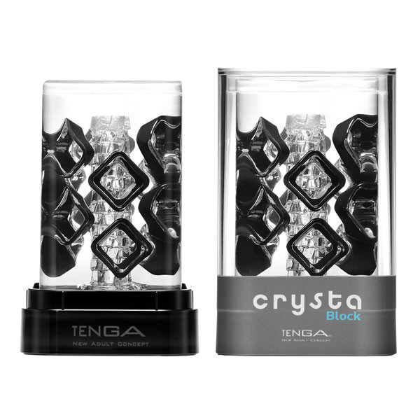 TENGA crysta 水晶 [Block/冰磚][CRY-003] TENGA,crysta,水晶,新研發,插入製造法,冰磚,懸浮