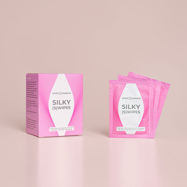 Silky Swipes 絲柔女性私密濕紙巾12片入(3盒組) 有機竹,可分解,外陰部