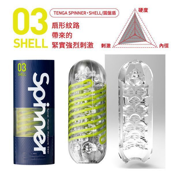 TENGA SPINNER 迴旋杯 [03 SHELL/圓盤盾][SPN-003] TENGA,SPINNER,迴旋杯,圓盤盾,迴旋,龍捲,旋吸