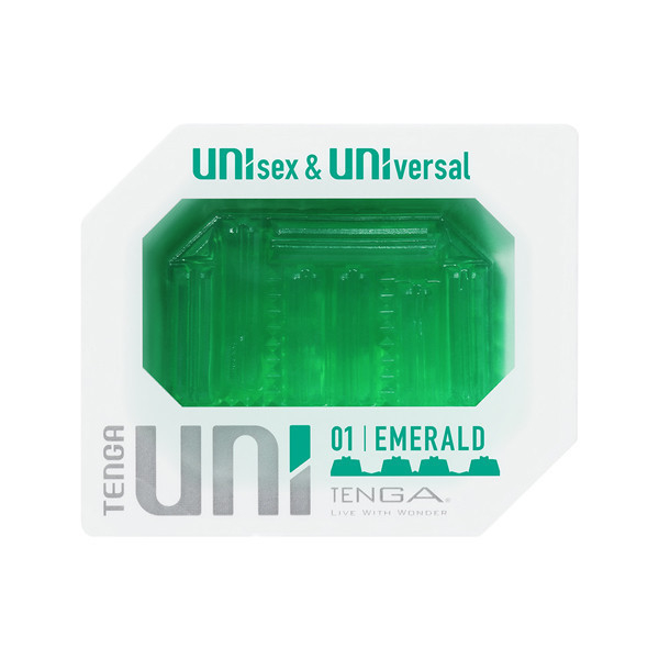 TENGA UNI 由你隨行套 EMERALD 綠寶石[UNI-001] TENGA,UNI,由你隨行套,綠寶石,性別,獨享,同樂,輕鬆,自由