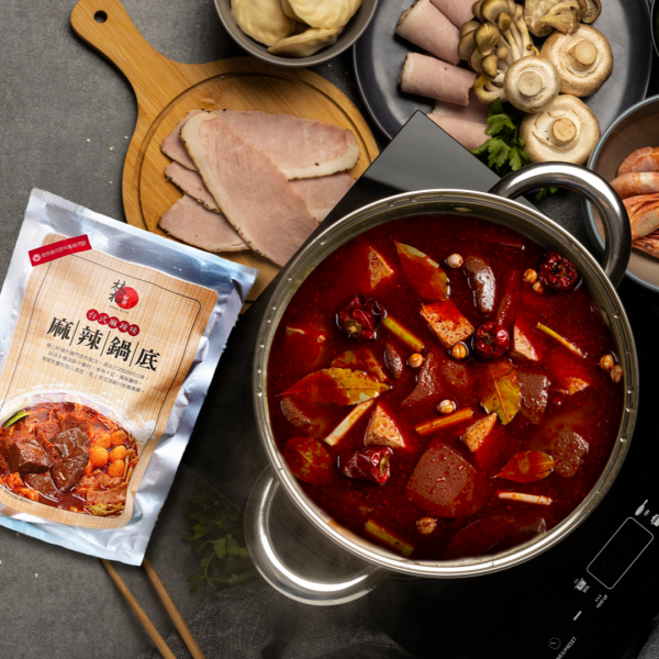 兩人份-招牌麻辣鴨血火鍋鍋底(葷) 