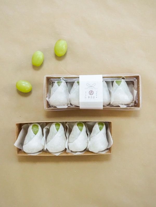 中秋限定－白葡萄大福禮盒（4入） 人氣伴手禮,日式點心,甜點,禮盒,過年禮盒,小判餅,大福,中秋禮盒,必買伴手禮,2025人氣伴手禮,日式傳統燒菓子