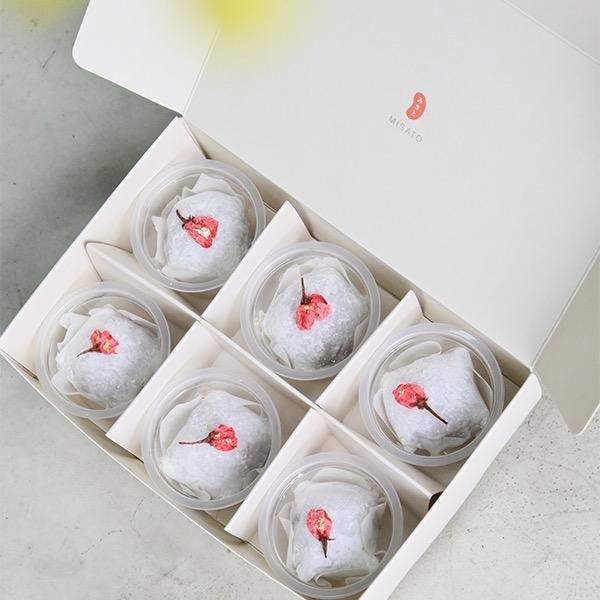 蜜漬櫻花白葡萄大福6入禮盒 人氣伴手禮,日式點心,甜點,禮盒,過年禮盒,水果大福,母親節禮盒,必買伴手禮,2026人氣伴手禮,日式傳統燒菓子