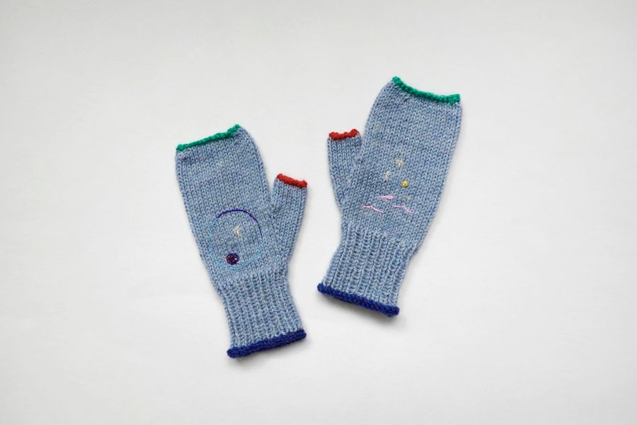 Merino Wool Fingerless Gloves 