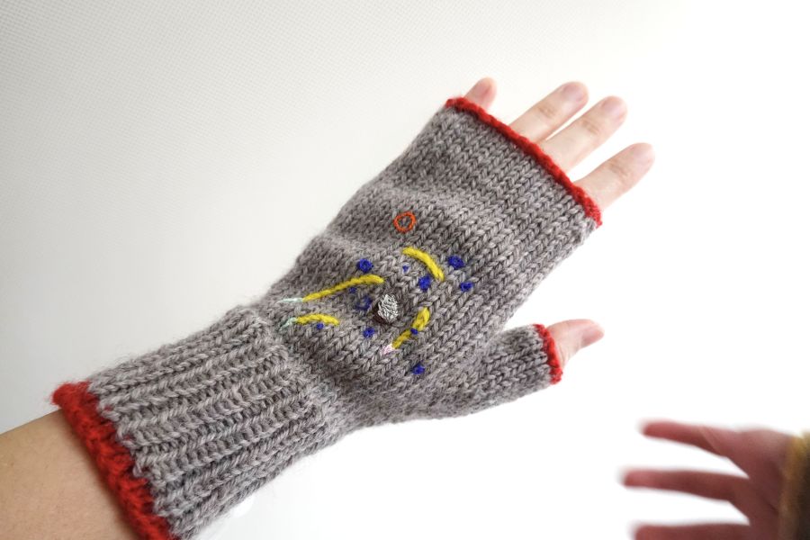 Merino Wool Fingerless Gloves 