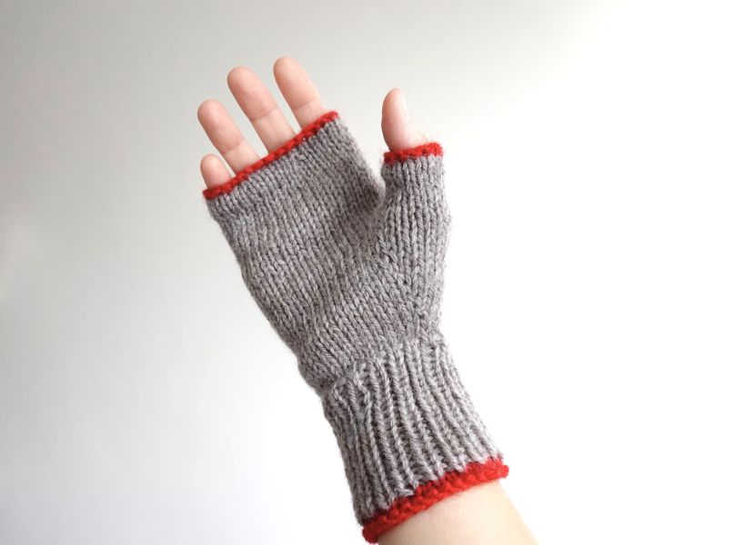 Merino Wool Fingerless Gloves 