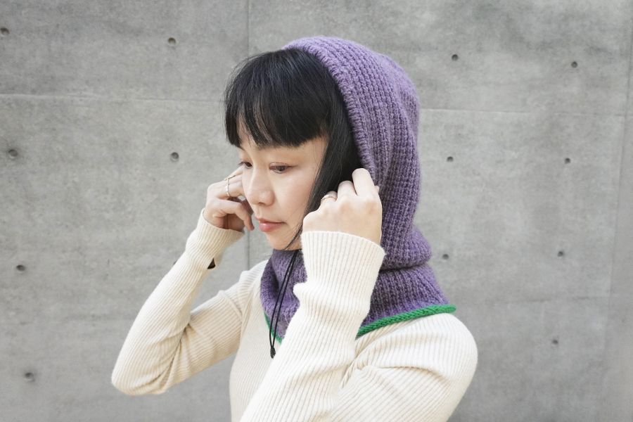 Merino Wool Hood 編織帽兜