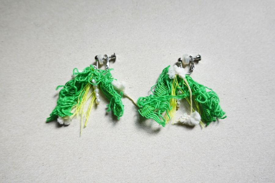 美人魚珍珠耳環 