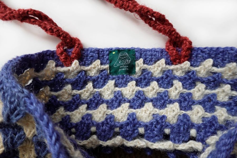 貝殼波浪手提袋 / Shell Waves Jute Bag 