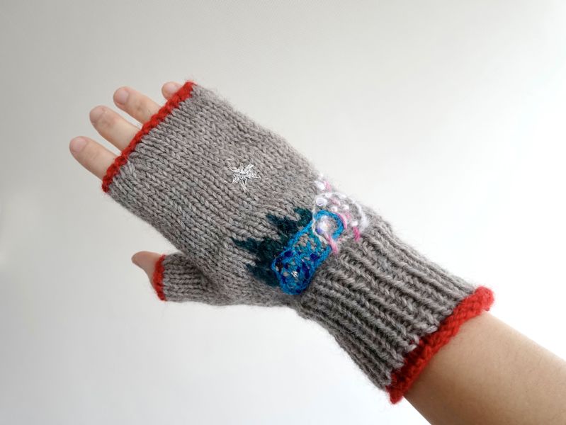 Merino Wool Fingerless Gloves 