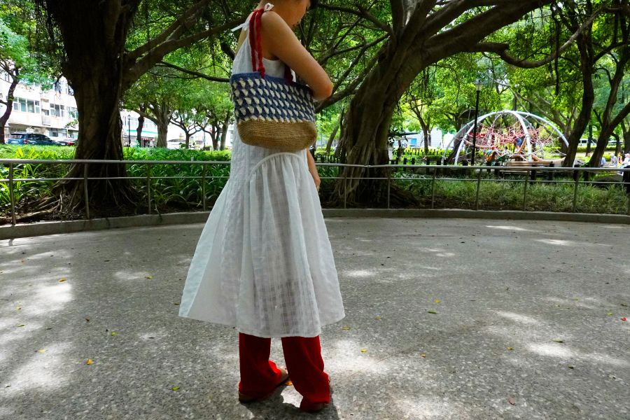 貝殼波浪手提袋 / Shell Waves Jute Bag 