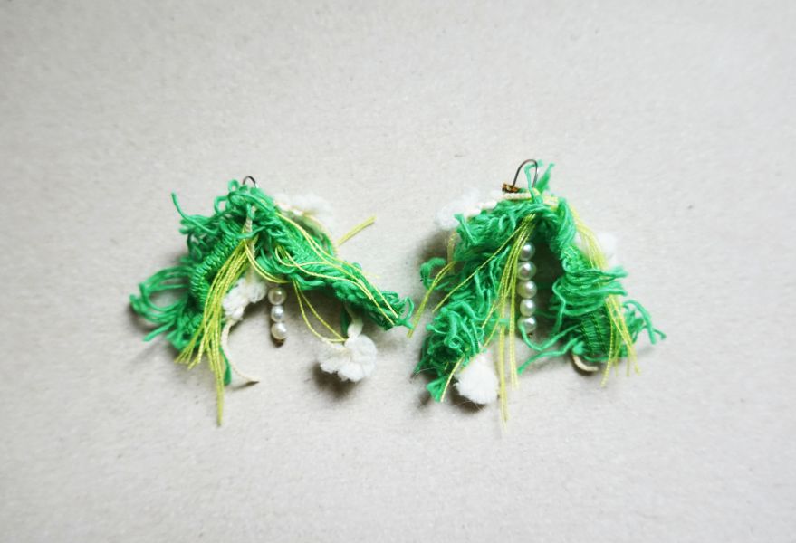 美人魚珍珠耳環 