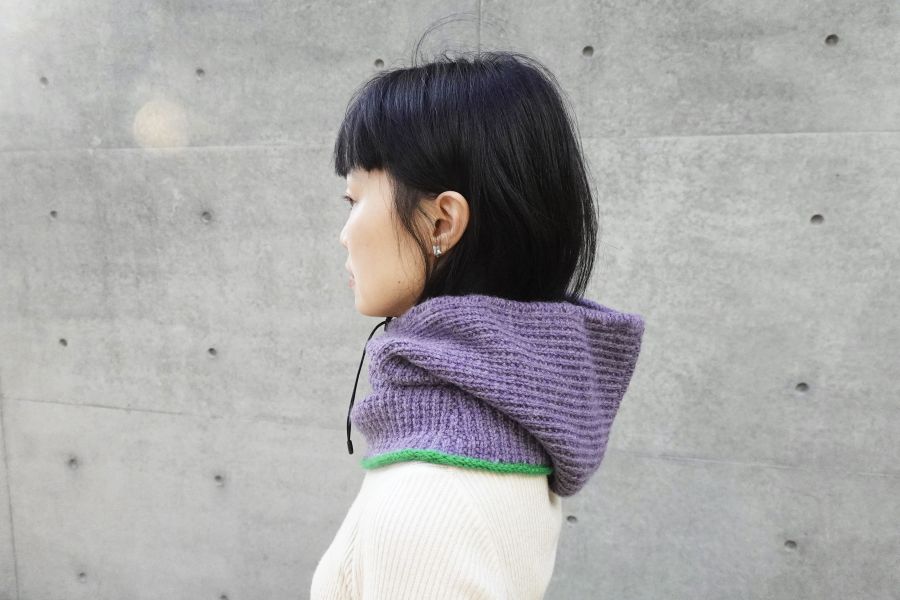 Merino Wool Hood 編織帽兜