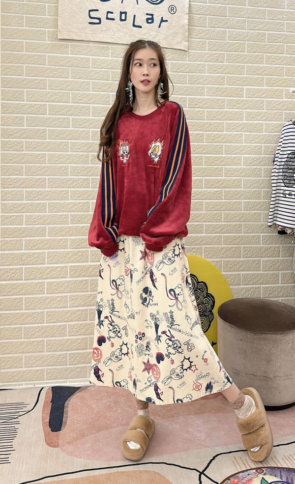塗鴨裙 