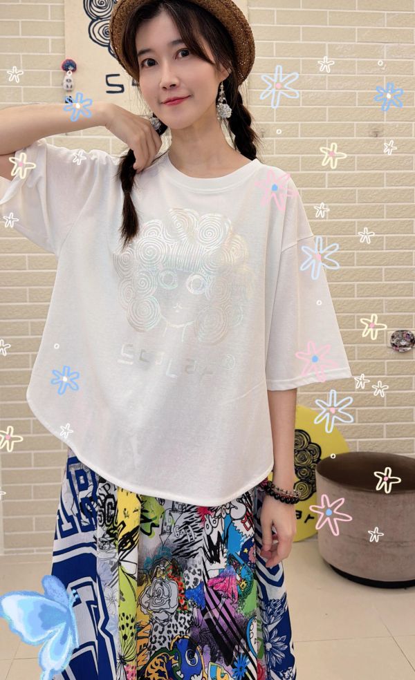 接觸冷感 娃娃頭上衣 