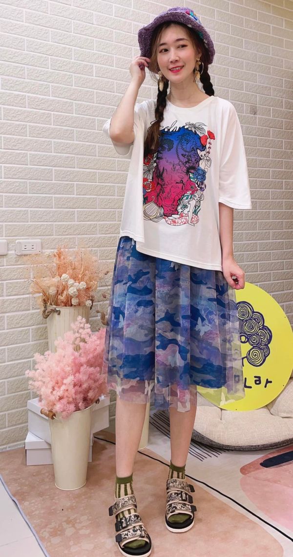美人（貓）魚 上衣 