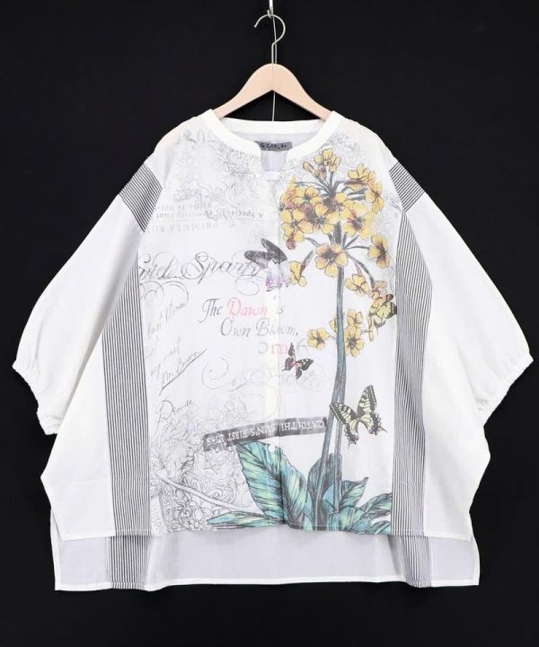 V領襯衫上衣 