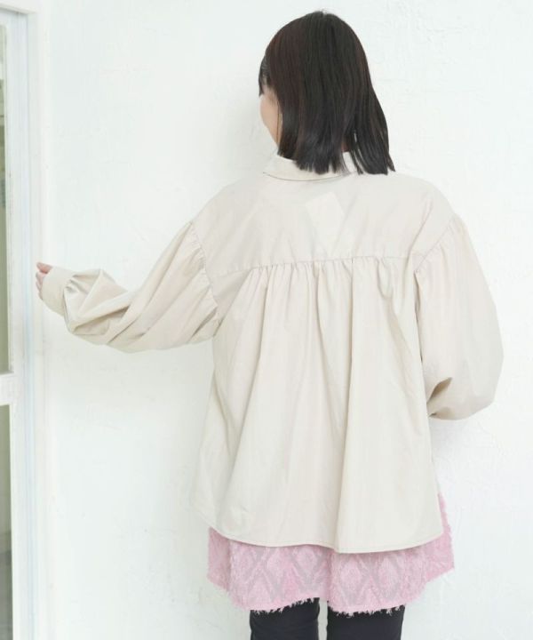 燒花蕾絲襯衫 