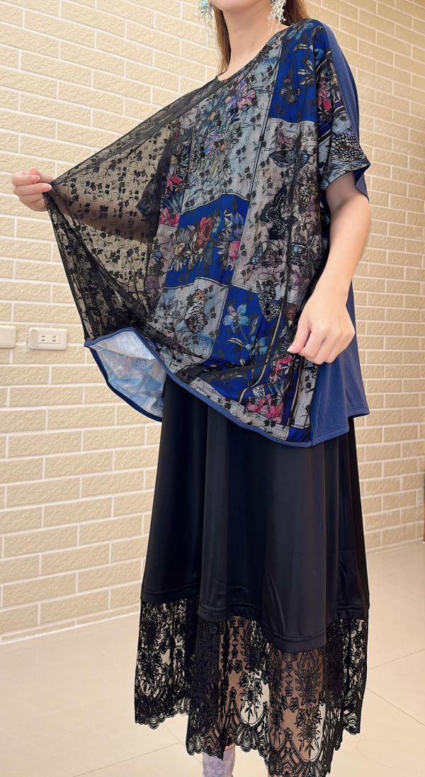 花卉紗上衣 