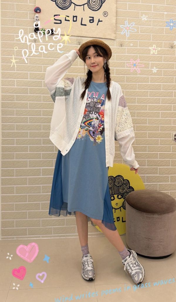 土星娃娃頭洋裝 