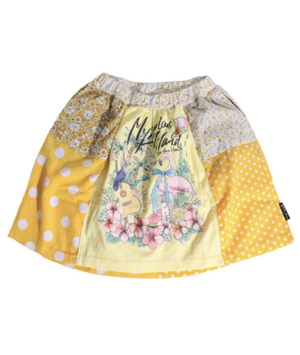 KIDs花園拼接裙 