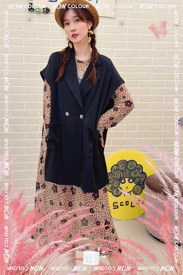 緞帶刺繡背心 